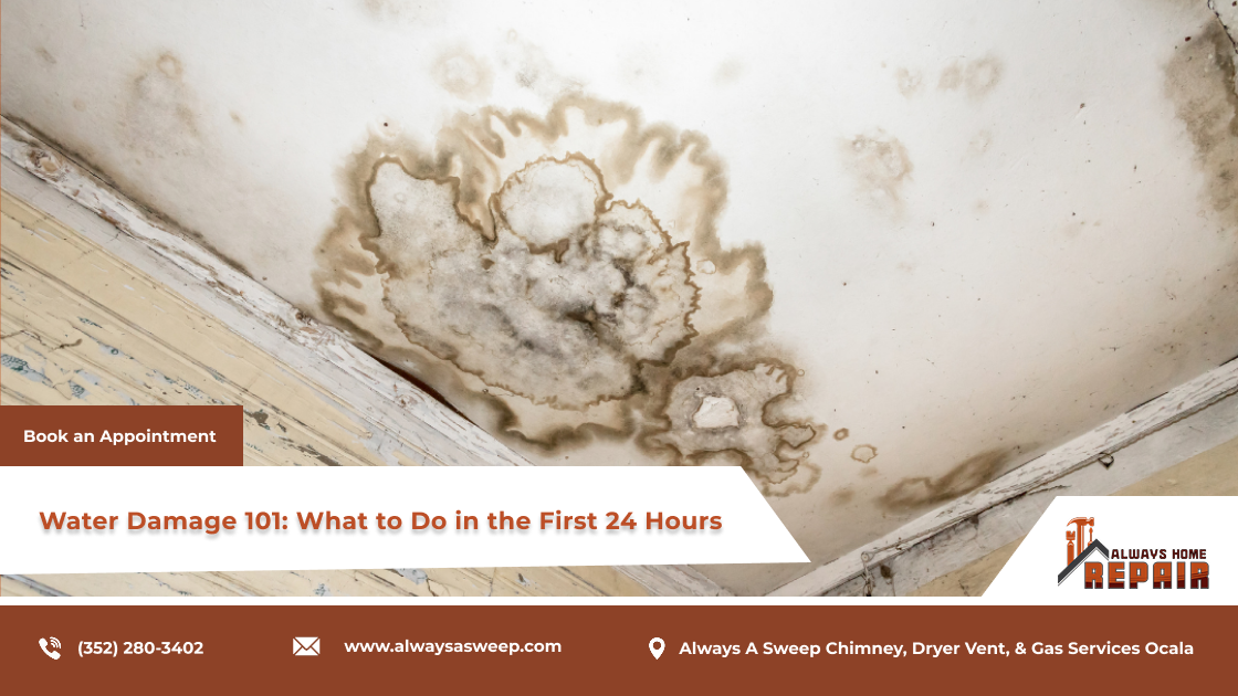 Water Damage 101: What to do in the First 24 Hours by Always Home Repair.